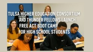 Tulsa Higher Education Consortium and Thunder Fellows Launch Free ACT Boot Camp for High School Students