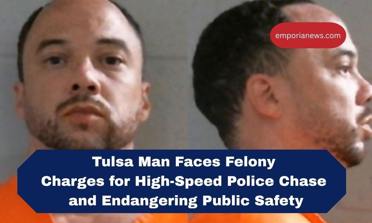 Tulsa Man Faces Felony Charges for High-Speed Police Chase and Endangering Public Safety