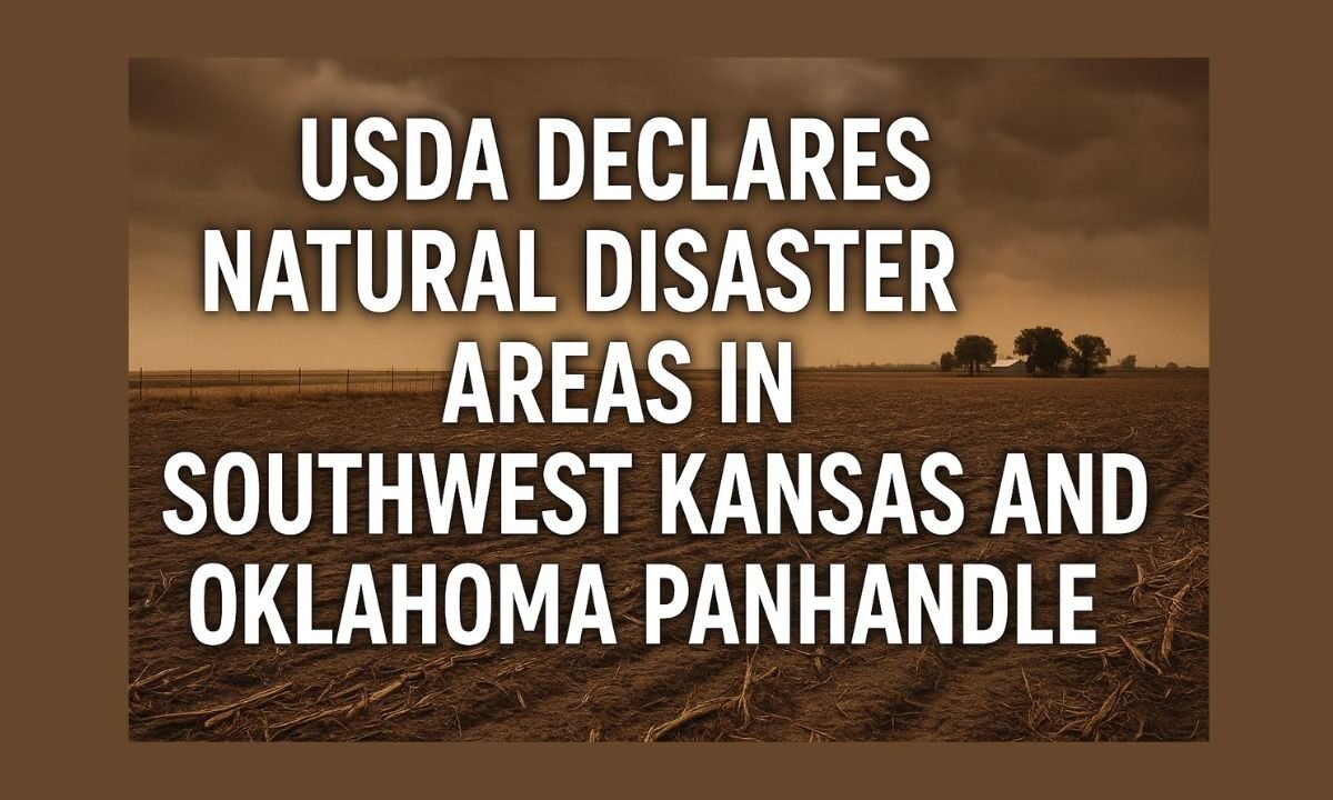 USDA Declares Natural Disaster Areas in Southwest Kansas and Oklahoma Panhandle