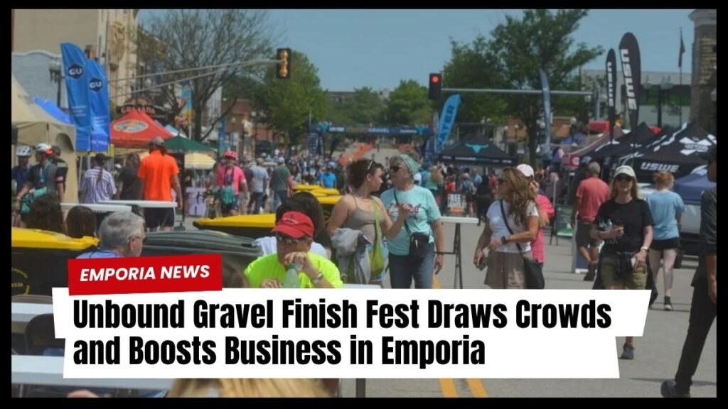 Unbound Gravel Finish Fest Draws Crowds and Boosts Business in Emporia