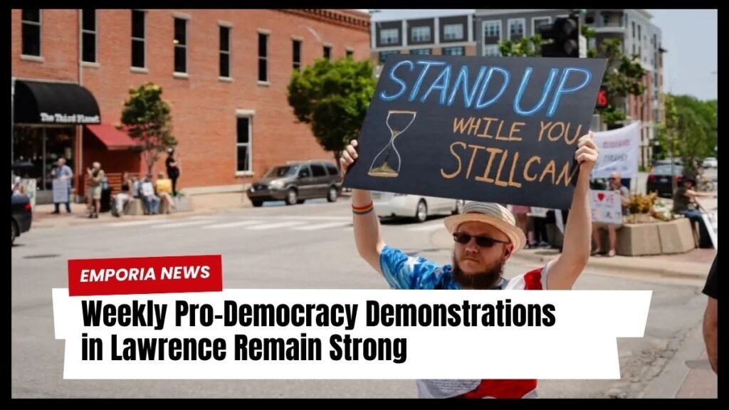 Weekly Pro-Democracy Demonstrations in Lawrence Remain Strong