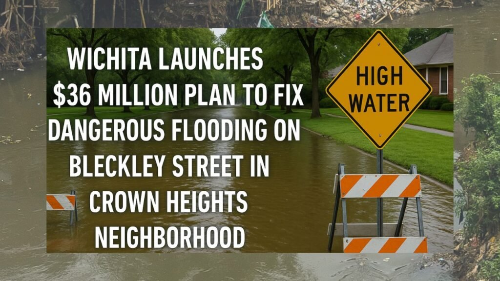Wichita Launches $36 Million Plan to Fix Dangerous Flooding on Bleckley Street in Crown Heights Neighborhood
