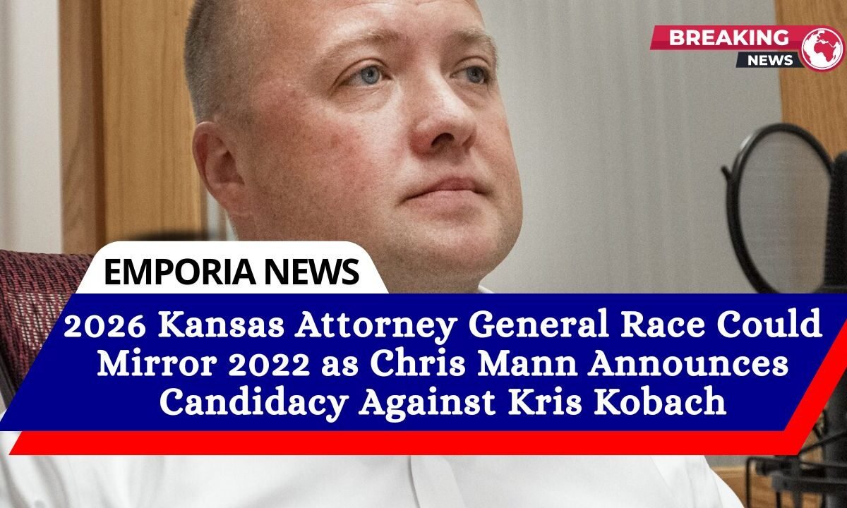 2026 Kansas Attorney General Race Could Mirror 2022 as Chris Mann Announces Candidacy Against Kris Kobach