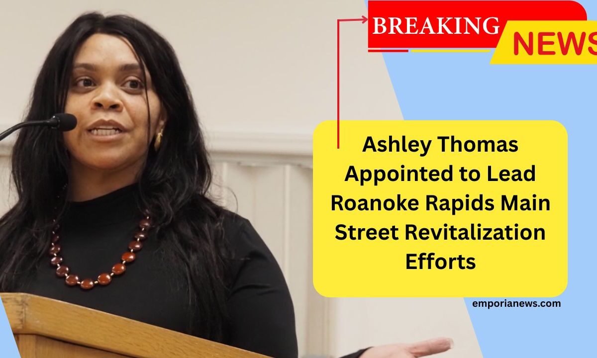 Ashley Thomas Appointed to Lead Roanoke Rapids Main Street Revitalization Efforts