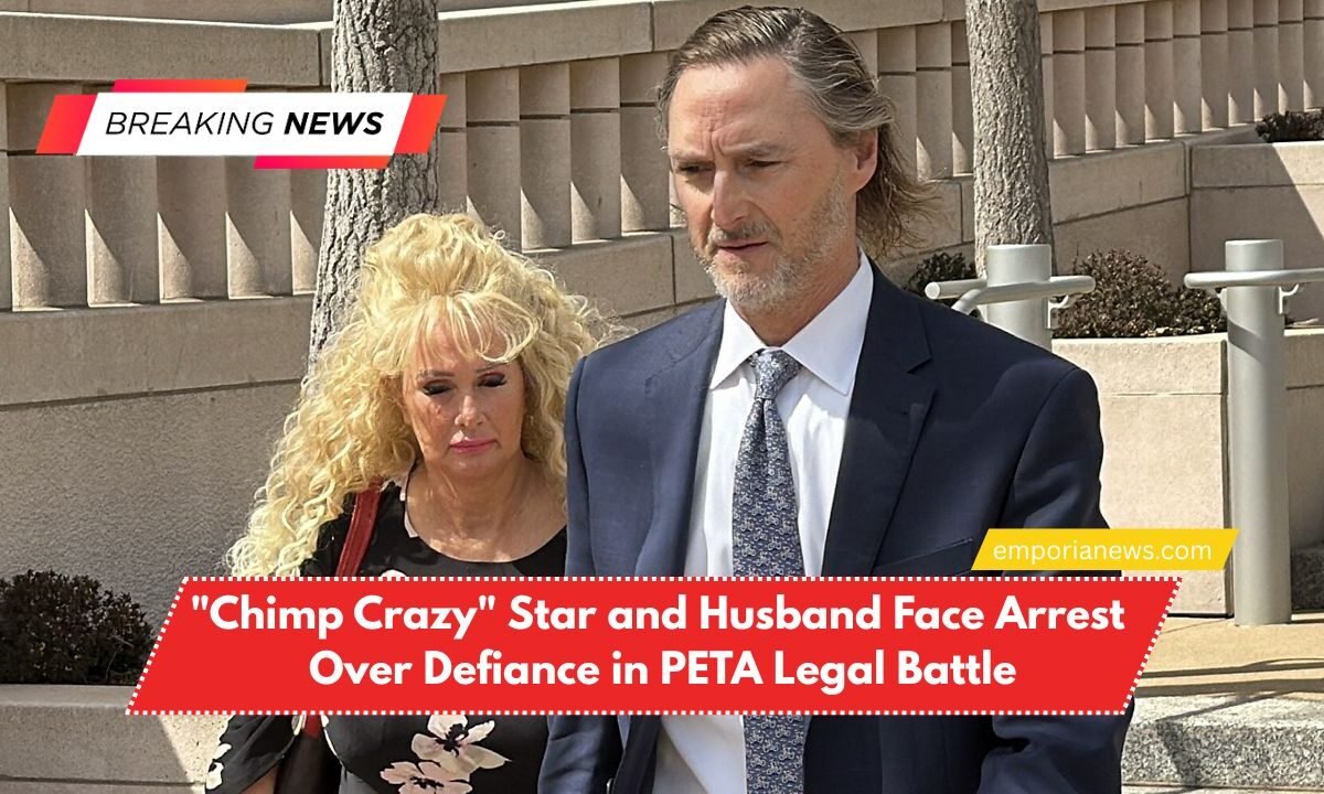 Chimp Crazy Star and Husband Face Arrest Over Defiance in PETA Legal Battle