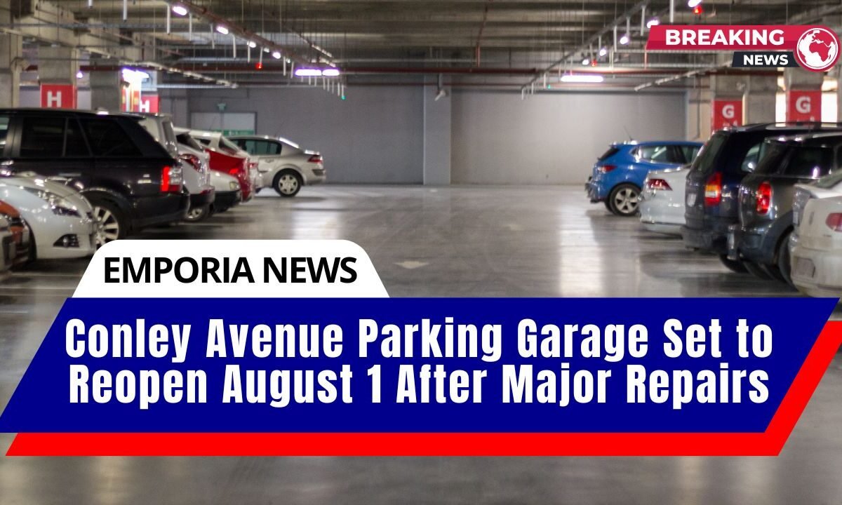 Conley Avenue Parking Garage Set to Reopen August 1 After Major Repairs
