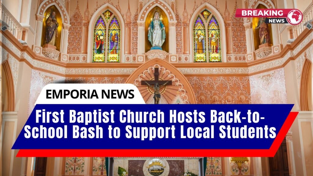First Baptist Church Hosts Back-to-School Bash to Support Local Students