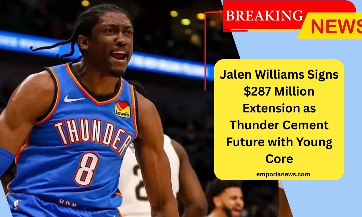 Jalen Williams Signs $287 Million Extension as Thunder Cement Future with Young Core