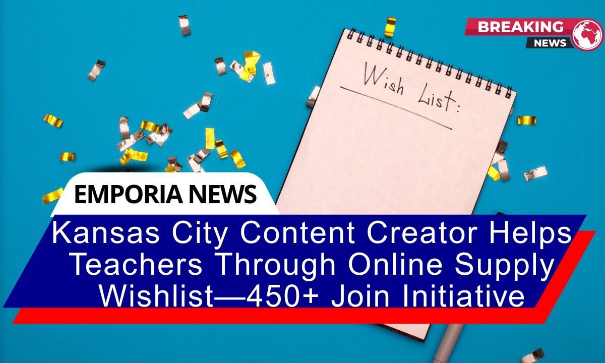 Kansas City Content Creator Helps Teachers Through Online Supply Wishlist—450+ Join Initiative