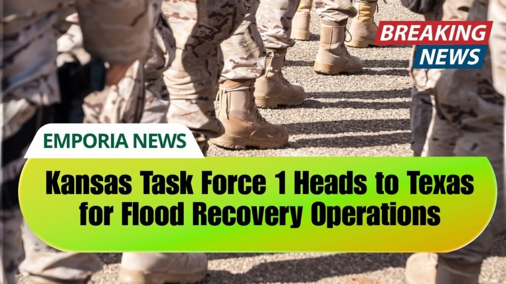 Kansas Task Force 1 Heads to Texas for Flood Recovery Operations