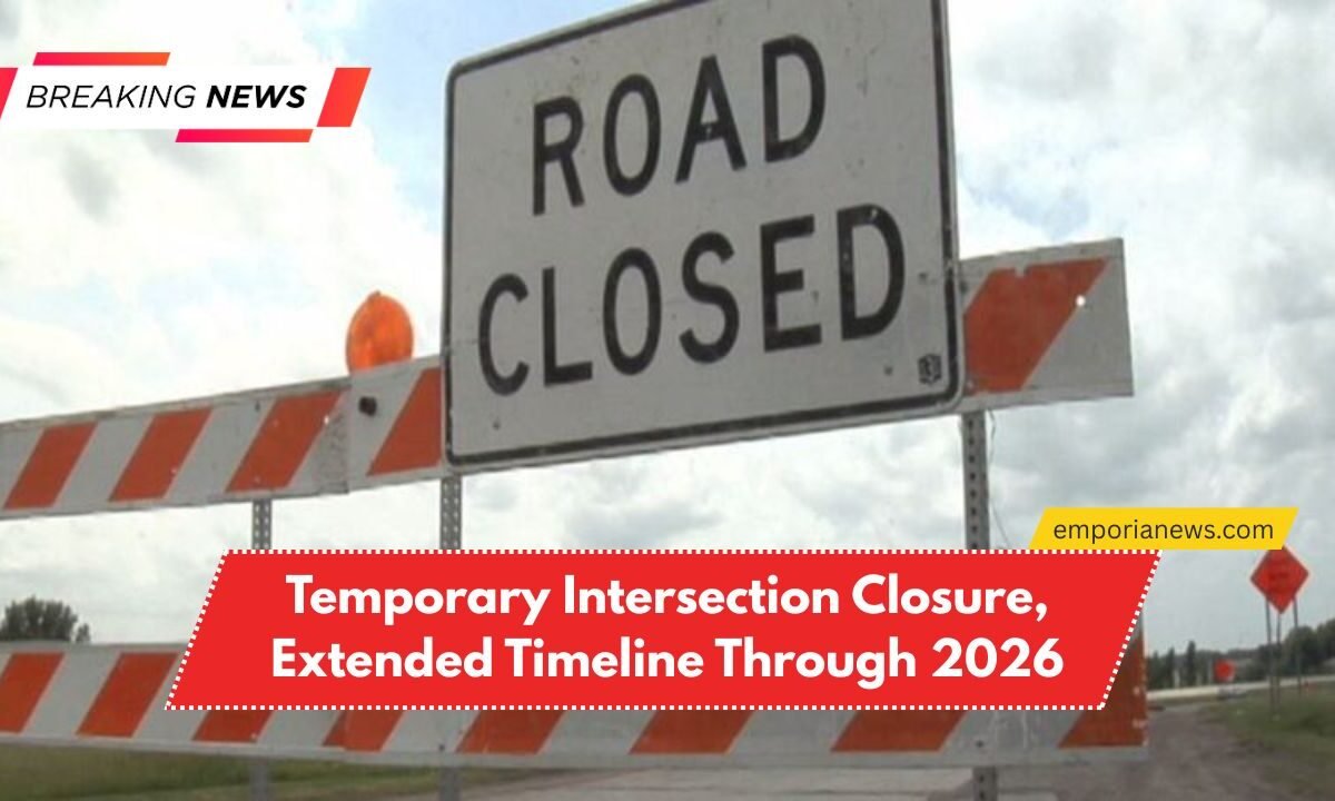 Major Waterline Upgrade Underway in Emporia Temporary Intersection Closure, Extended Timeline Through 2026