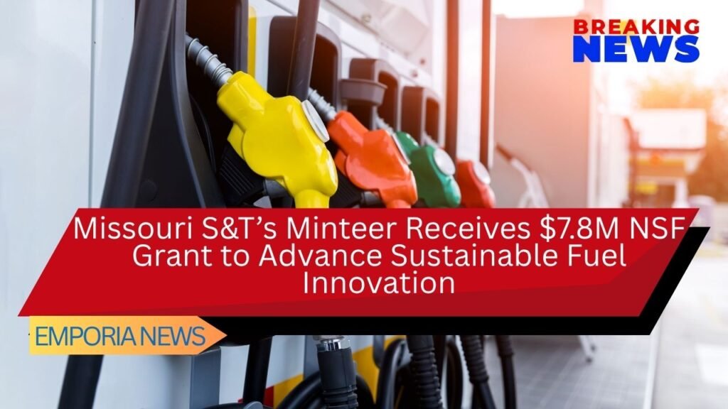Missouri S&T’s Minteer Receives $7.8M NSF Grant to Advance Sustainable Fuel Innovation