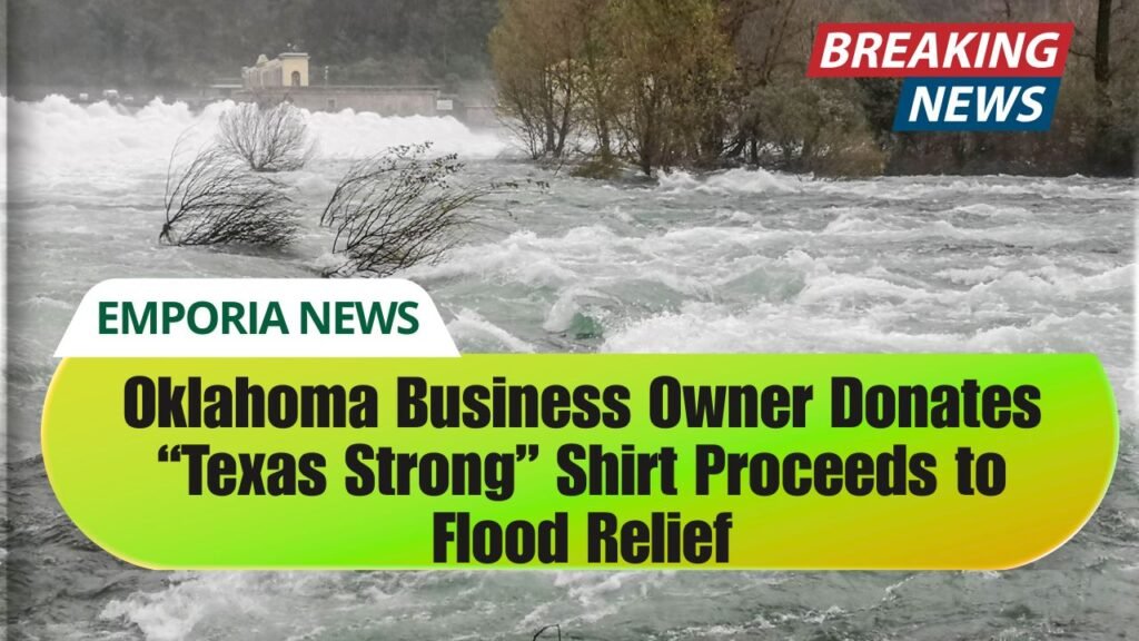 Oklahoma Business Owner Donates “Texas Strong” Shirt Proceeds to Flood Relief