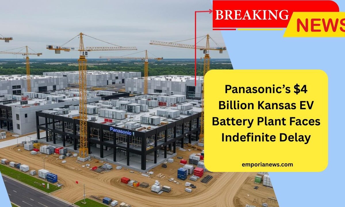 Panasonic’s $4 Billion Kansas EV Battery Plant Faces Indefinite Delay