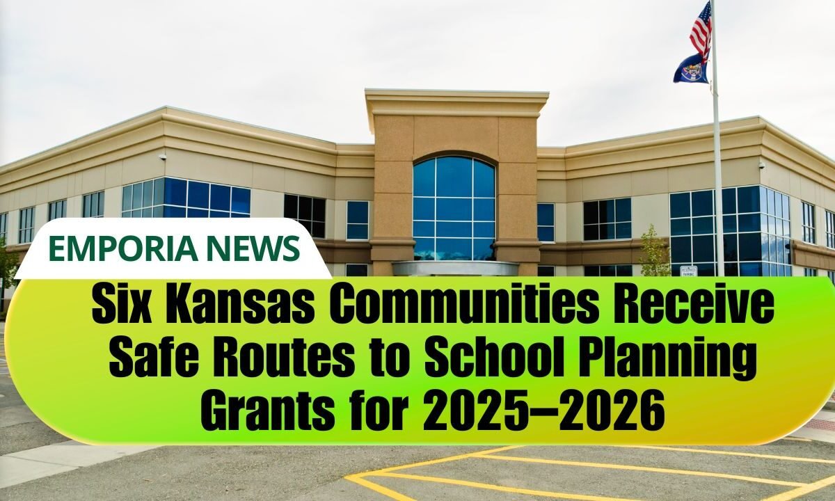 Six Kansas Communities Receive Safe Routes to School Planning Grants for 2025–2026