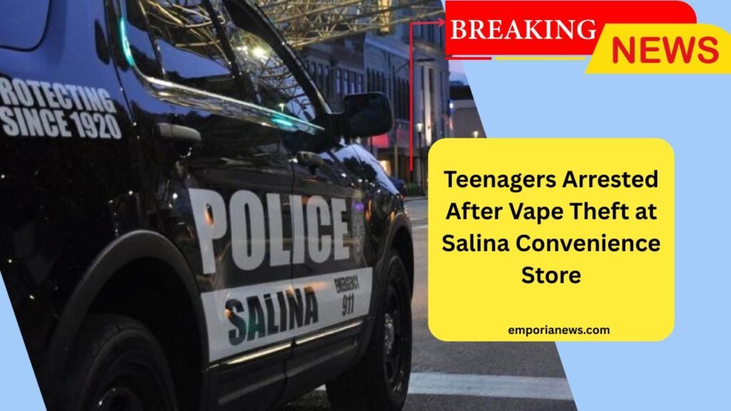 Teenagers Arrested After Vape Theft at Salina Convenience Store