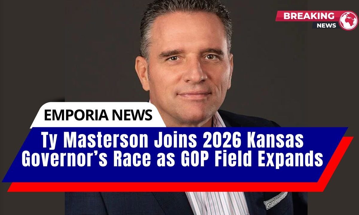 Ty Masterson Joins 2026 Kansas Governor’s Race as GOP Field Expands