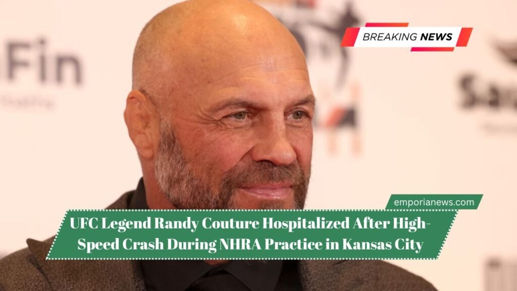 UFC Legend Randy Couture Hospitalized After High-Speed Crash During NHRA Practice in Kansas City