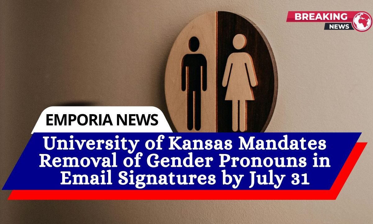 University of Kansas Mandates Removal of Gender Pronouns in Email Signatures by July 31