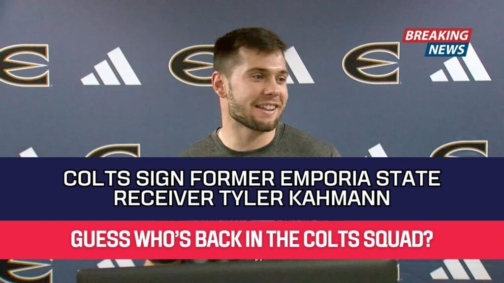 Colts Sign Former Emporia State Receiver Tyler Kahmann