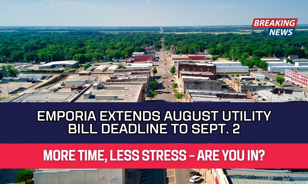 Emporia Extends August Utility Bill Deadline to Sept. 2