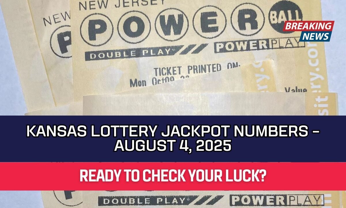 Kansas Lottery Jackpot Numbers – August 4, 2025
