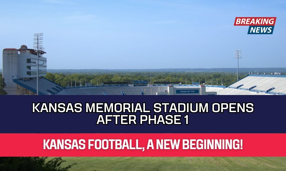 Kansas Memorial Stadium Opens After Phase 1