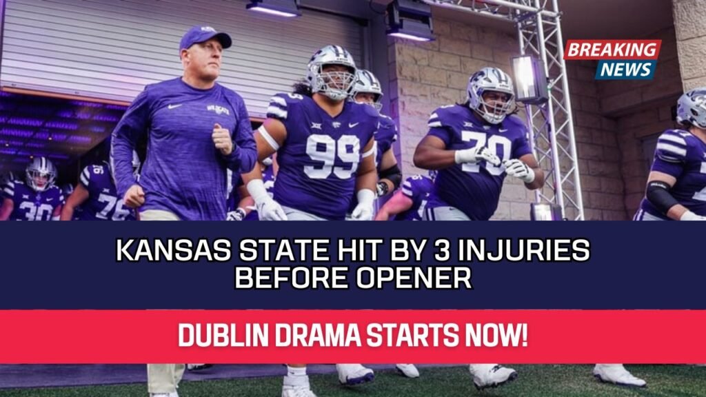 Kansas State Hit by 3 Injuries Before Opener