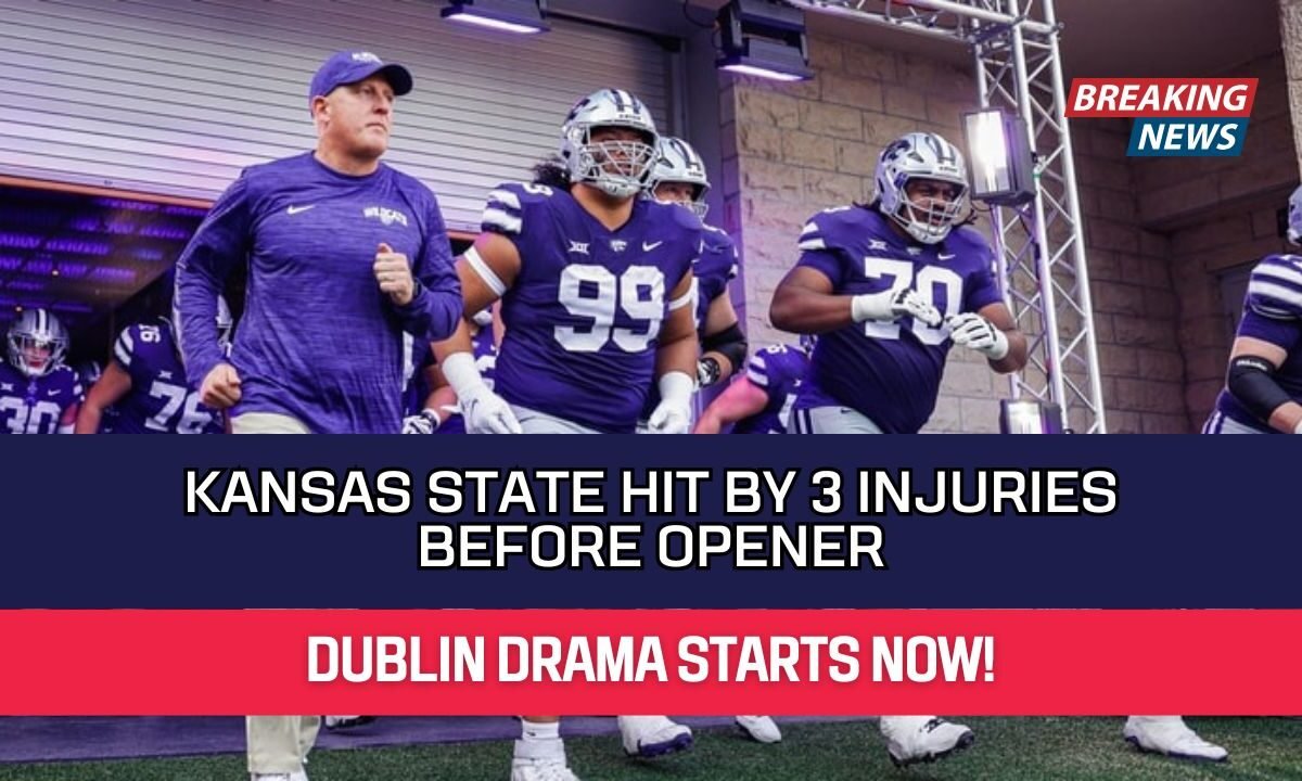 Kansas State Hit by 3 Injuries Before Opener