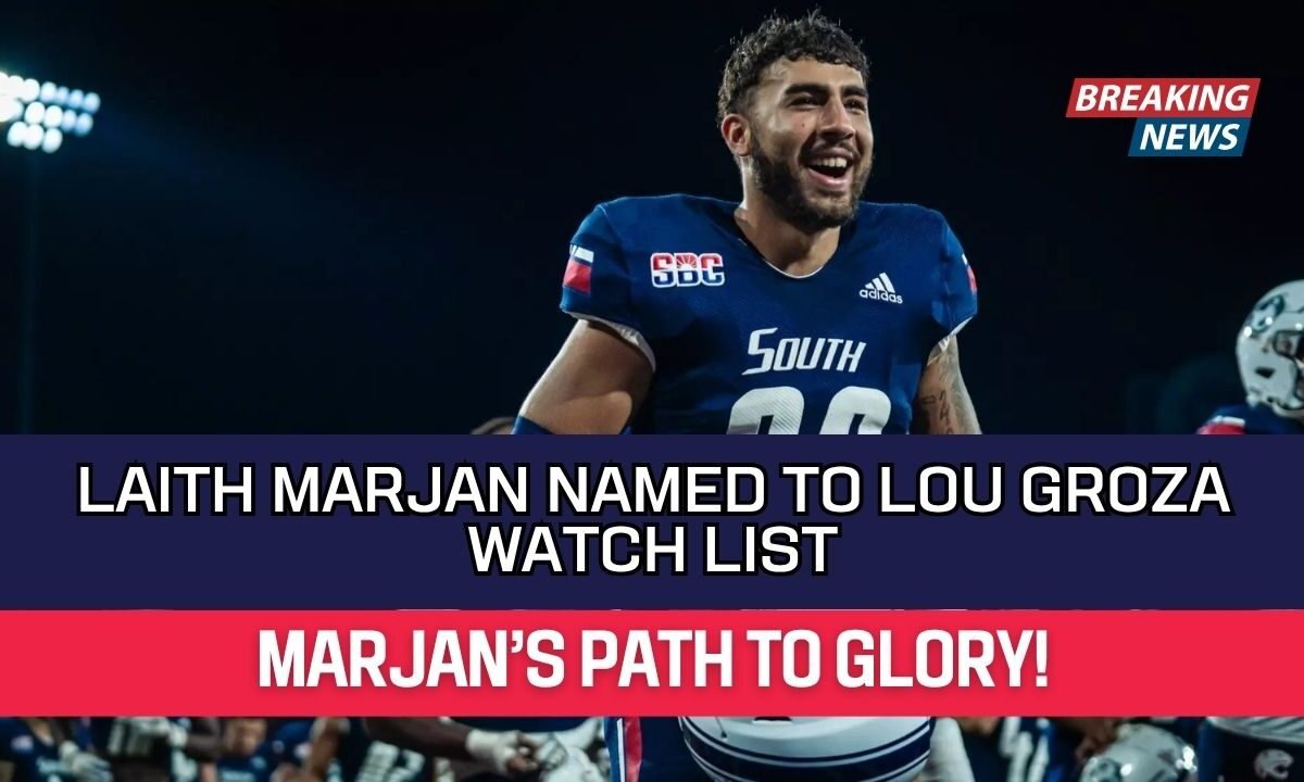 Laith Marjan Named to Lou Groza Watch List