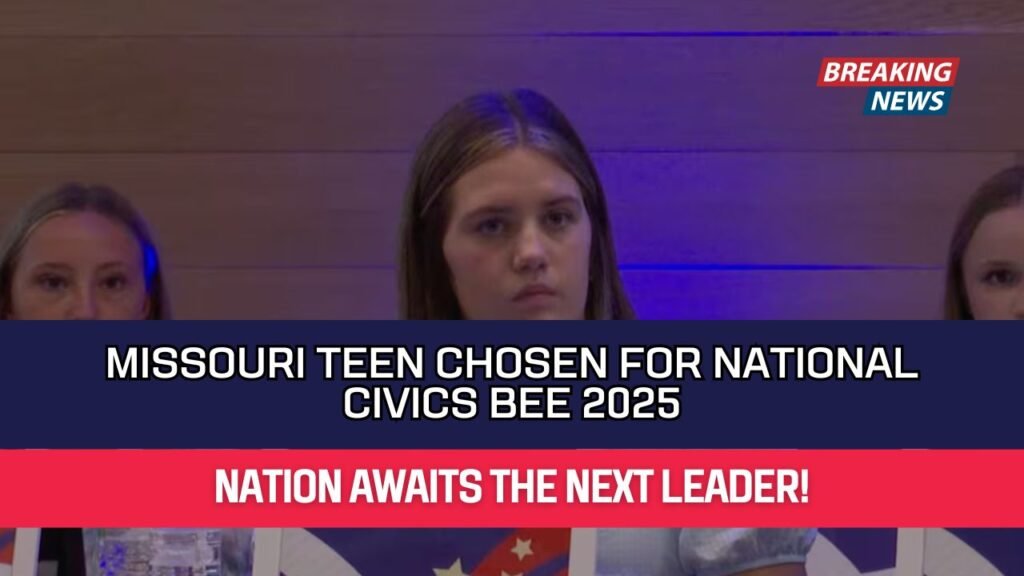Missouri Teen Chosen for National Civics Bee 2025