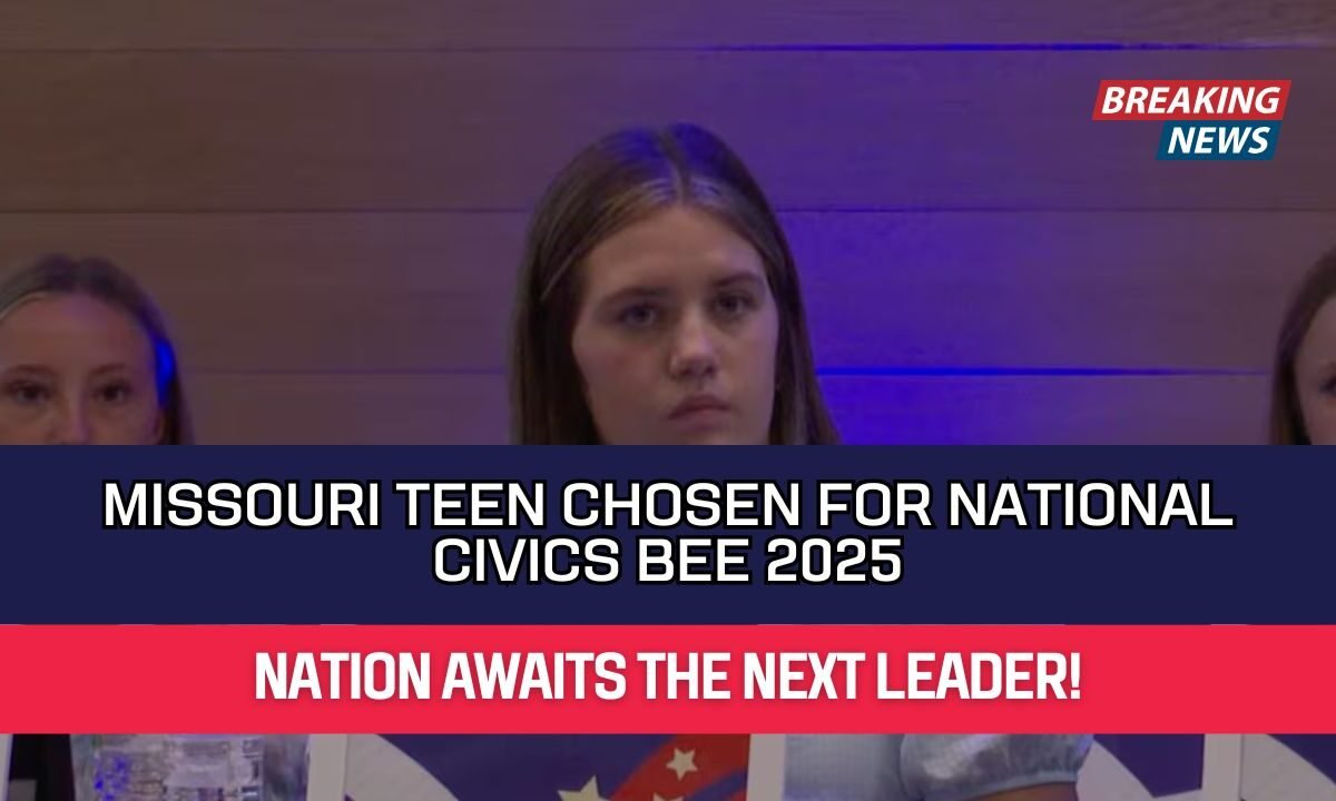 Missouri Teen Chosen for National Civics Bee 2025