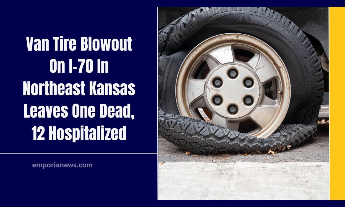 Van Tire Blowout On I-70 In Northeast Kansas Leaves One Dead, 12 Hospitalized