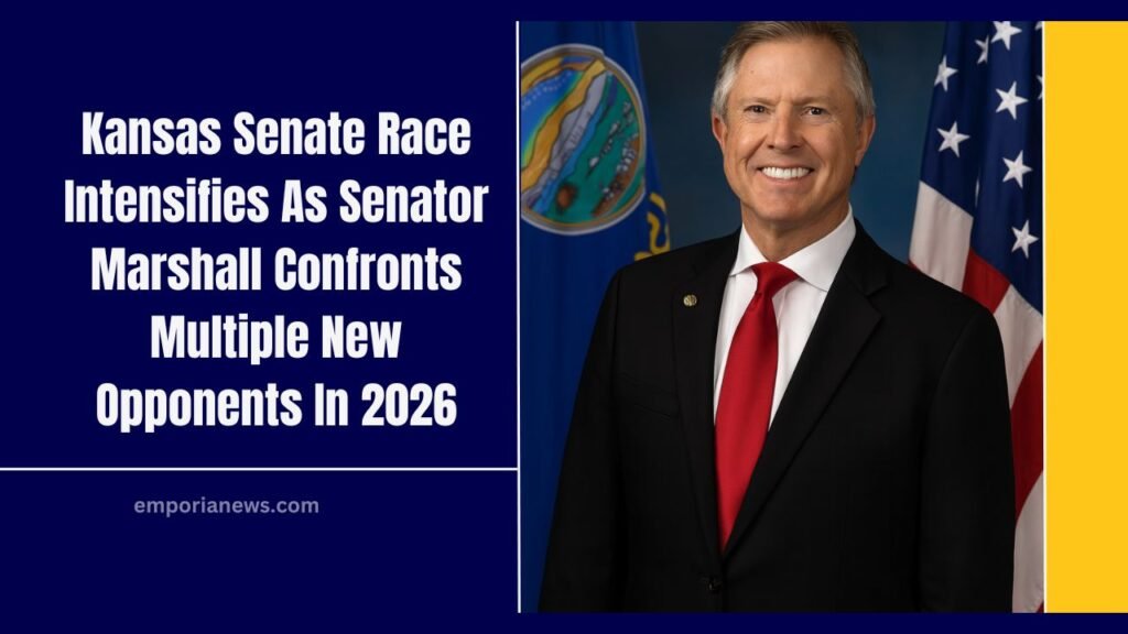 Kansas Senate Race Intensifies As Senator Marshall Confronts Multiple New Opponents In 2026