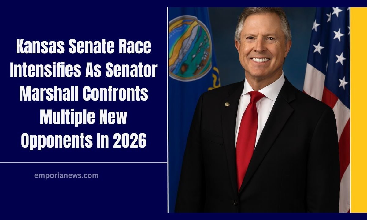 Kansas Senate Race Intensifies As Senator Marshall Confronts Multiple New Opponents In 2026