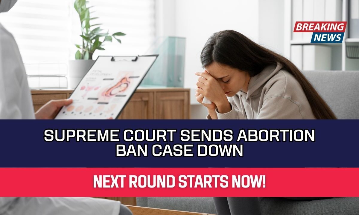 Supreme Court Sends Abortion Ban Case Down