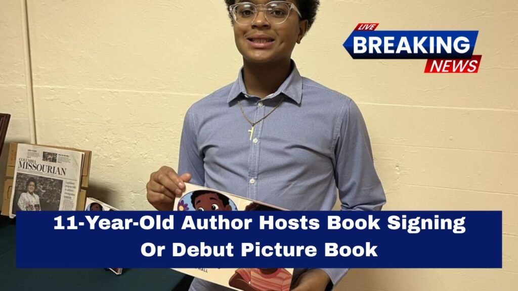 11-Year-Old Author Hosts Book Signing Or Debut Picture Book