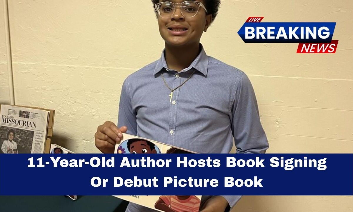 11-Year-Old Author Hosts Book Signing Or Debut Picture Book