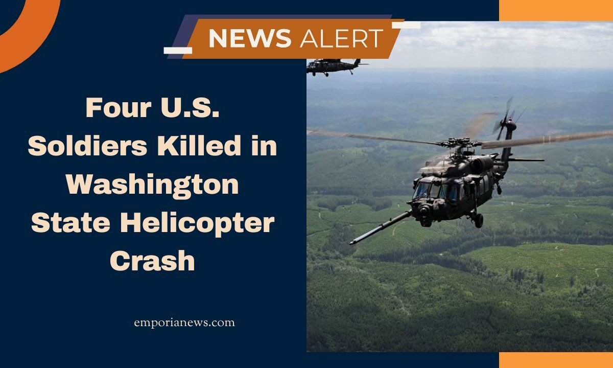 Four U.S. Soldiers Killed in Washington State Helicopter Crash