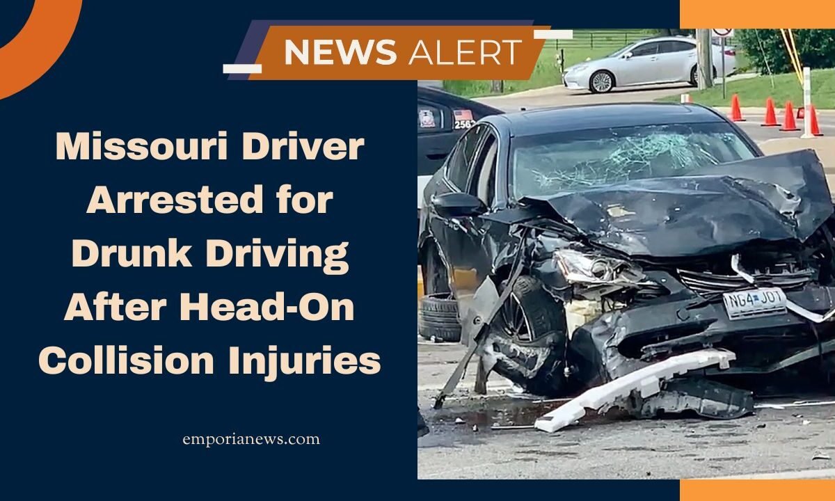 Missouri Driver Arrested for Drunk Driving After Head-On Collision Injuries