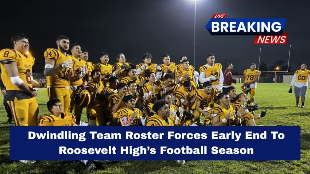 Dwindling Team Roster Forces Early End To Roosevelt High’s Football Season