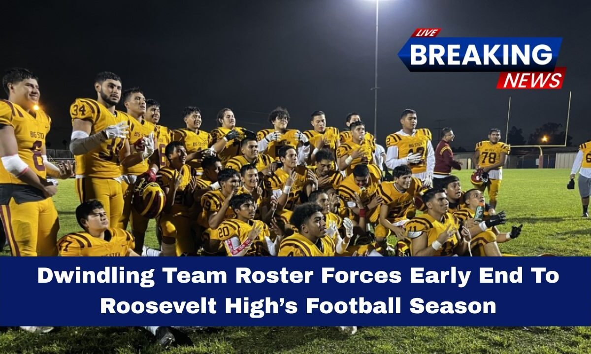 Dwindling Team Roster Forces Early End To Roosevelt High’s Football Season