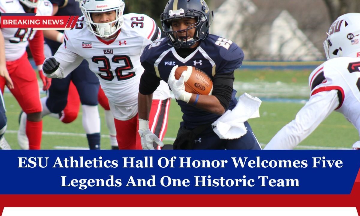ESU Athletics Hall Of Honor Welcomes Five Legends And One Historic Team