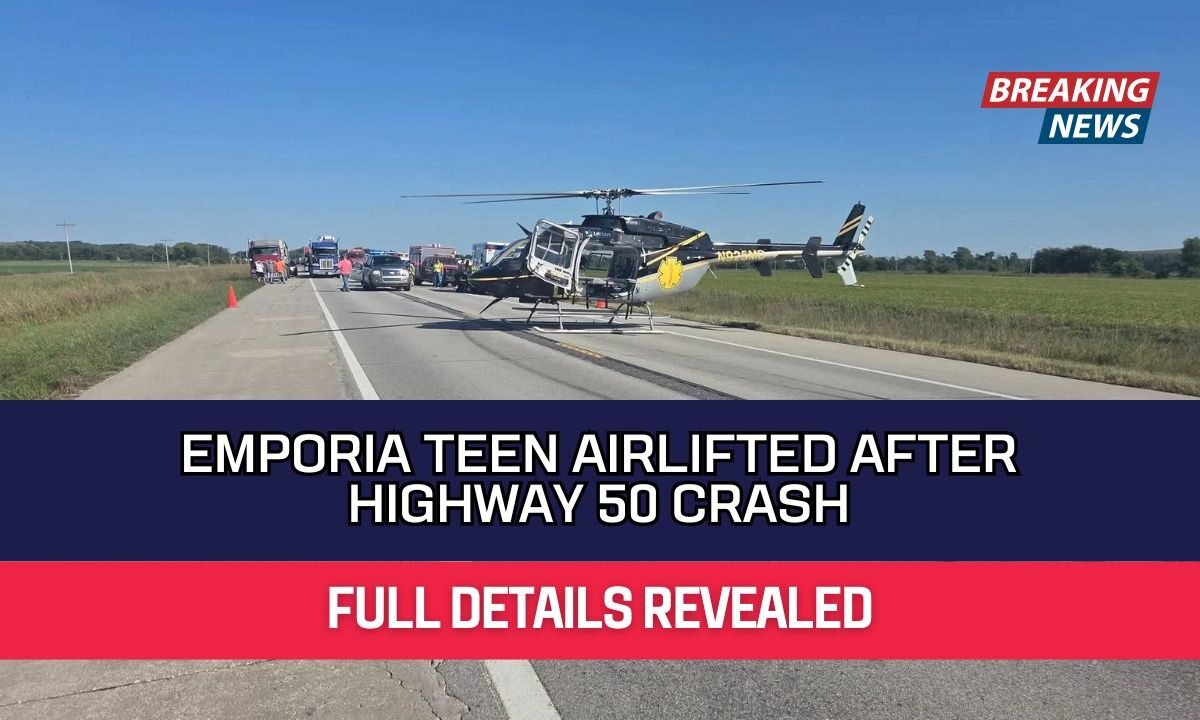 Emporia Teen Airlifted After Highway 50 Crash