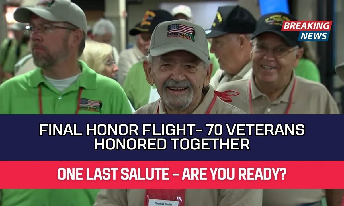 Final Honor Flight- 70 Veterans Honored Together