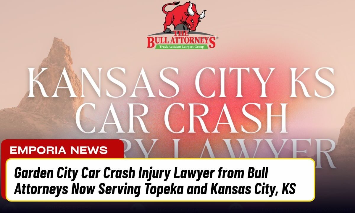 Garden City Car Crash Injury Lawyer from Bull Attorneys Now Serving Topeka and Kansas City, KS