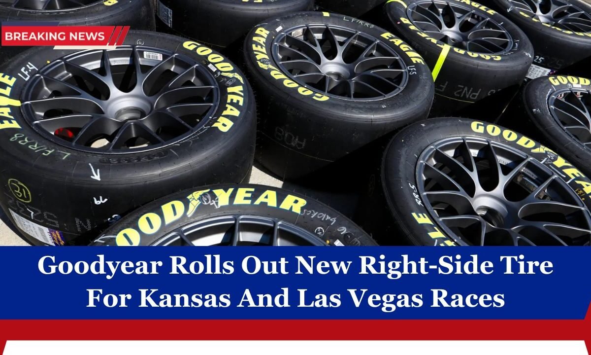 Goodyear Rolls Out New Right-Side Tire For Kansas And Las Vegas Races