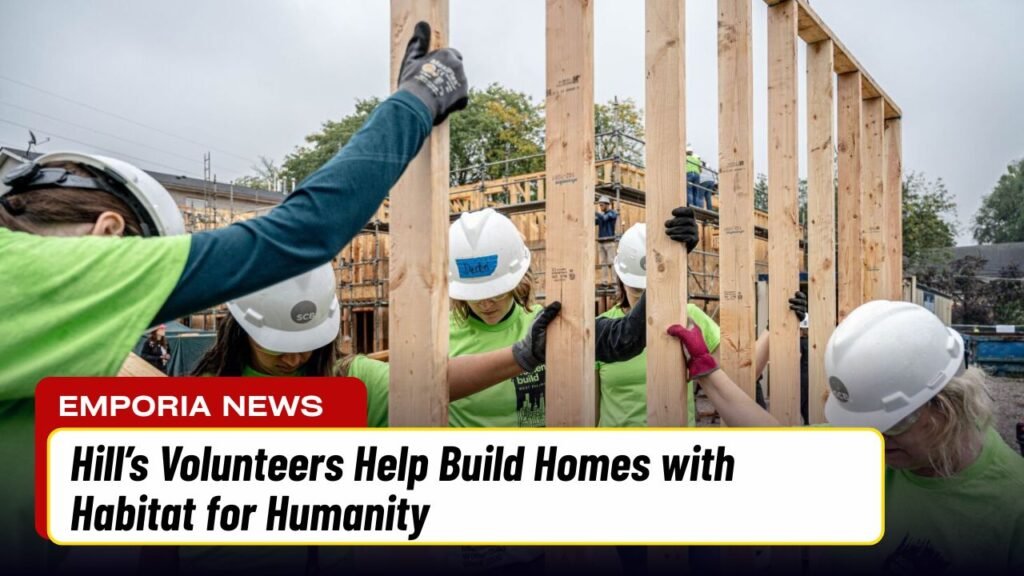 Hill’s Volunteers Help Build Homes with Habitat for Humanity