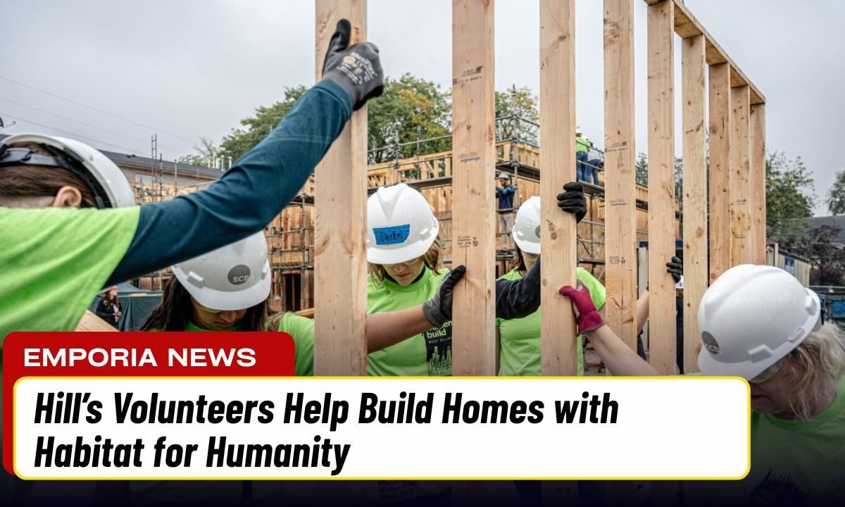 Hill’s Volunteers Help Build Homes with Habitat for Humanity