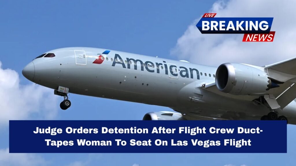 Judge Orders Detention After Flight Crew Duct-Tapes Woman To Seat On Las Vegas Flight